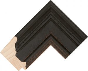Black wood picture frame-corner-756287