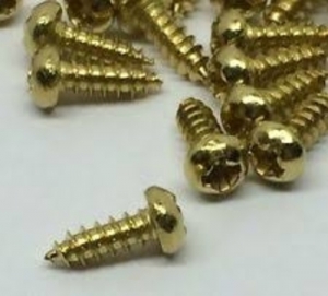 brass-pan head-10mm screws-