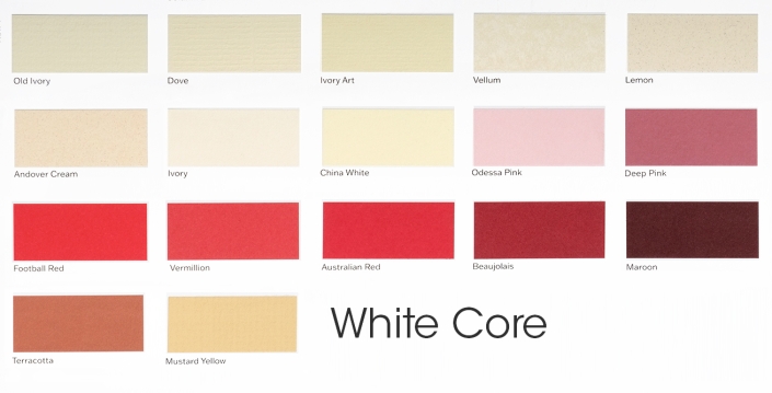 White Core Mount Board - Midland Fine Framing